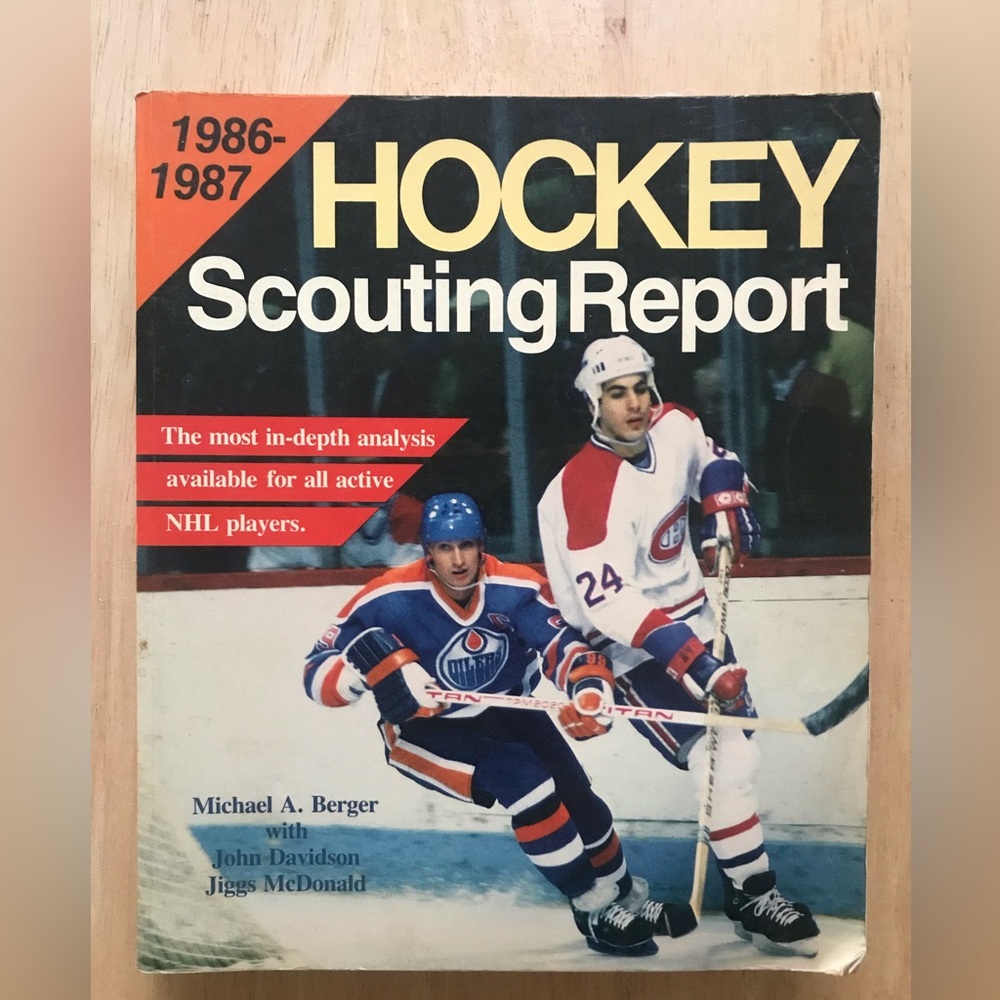 1986-1987 Hockey Scouting Report Paperback 1986 by Michael A. Berger